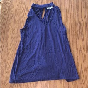 Soft navy tank top